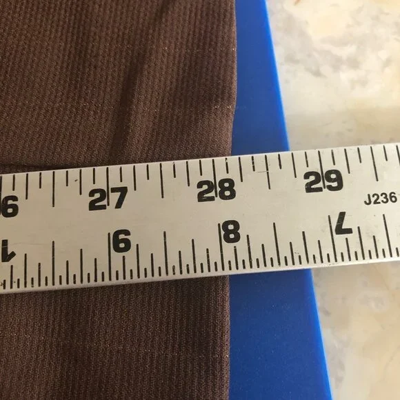 NWOT Jessica London 2 PC Brown Stripe Jacket Dress Suit Women's 22W Ruffle Lined